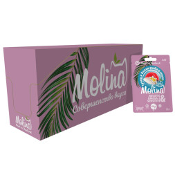 Molina паучи для кошек с тунцом и белой рыбой, в соусе - 70 г x 24 шт