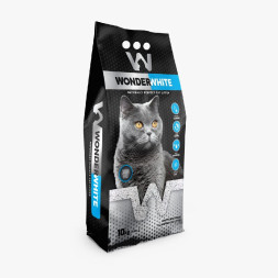 Wonder White Carbon Effect наполнитель комкующийся c активированным углем без ароматизатора - 10 кг
