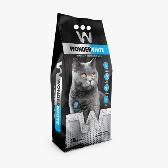 Wonder White Carbon Effect наполнитель комкующийся c активированным углем без ароматизатора - 10 кг