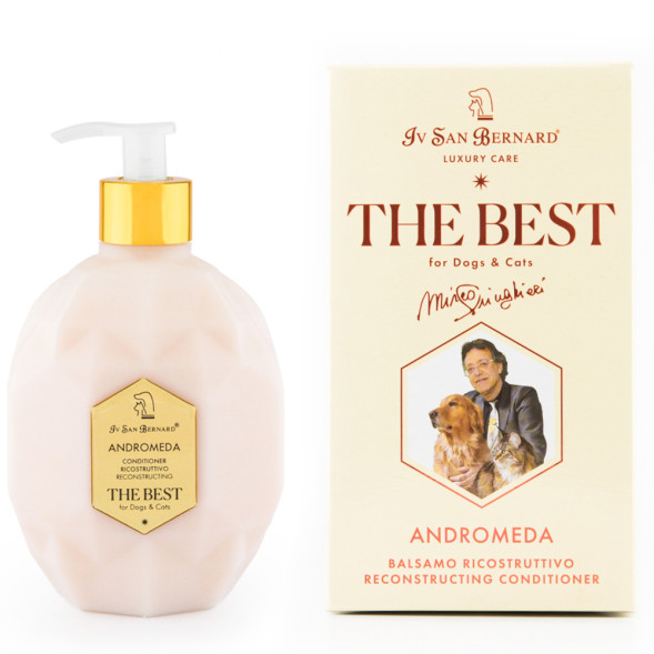 Iv San Bernard ISB The Best Line Andromeda кондиционер для выпадающей шерсти и чувствительной кожи с экстрактом шиповника - 500 мл