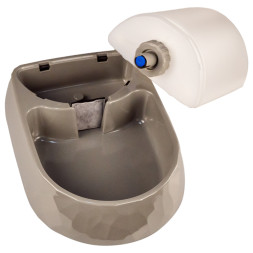 SuperDesign Автопоилка меламиновая, 2100 мл, серая