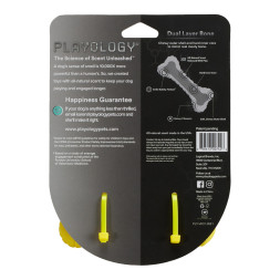 Playology DUAL LAYER BONE двухслойная жевательная косточка для собак с ароматом курицы, средняя, желтый