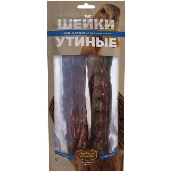 Деревенские лакомства Шейки утиные - 90 г
