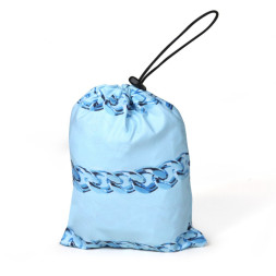 United Pets Easy 50 дождевик для собак, голубой с голубым рисунком