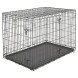 MidWest клетка iCrate 122х76х84h см 2 двери черная
