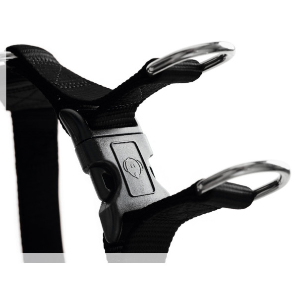 Hunter Smart шлейка для собак Ecco Квик S (33-45/35-49 см) нейлон черная