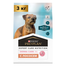 Purina Pro Plan Acti-Protect сухой корм для собак мелких пород с чувствительной кожей с лососем - 3 кг