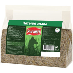 Четвероногий гурман каша для собак 4 злака - 400 г