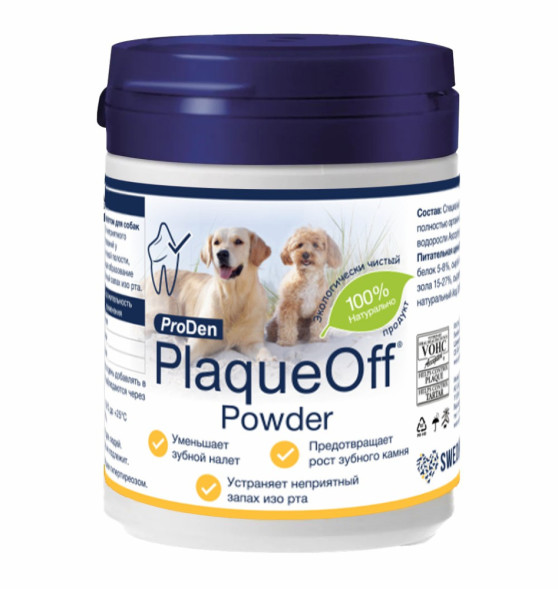 ProDen PlaqueOff средство для профилактики зубного камня у собак и кошек - 40 г