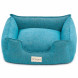 Pet Comfort Alpha Mirandus 43 лежанка для кошек и собак мелких пород, размер S (50х60 см), бирюзовый