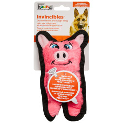 OutwardHound Invinc Mini игрушка для собак Свинка без наполнителя с пищалками, 12 см