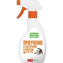 Apicenna Умный спрей приучение к когтеточке для кошек - 200 мл