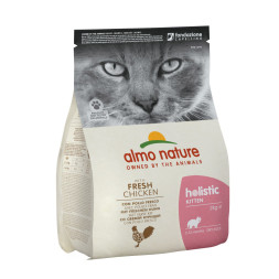 Almo Nature Holistic сухой корм для котят с курицей и коричневым рисом - 2 кг