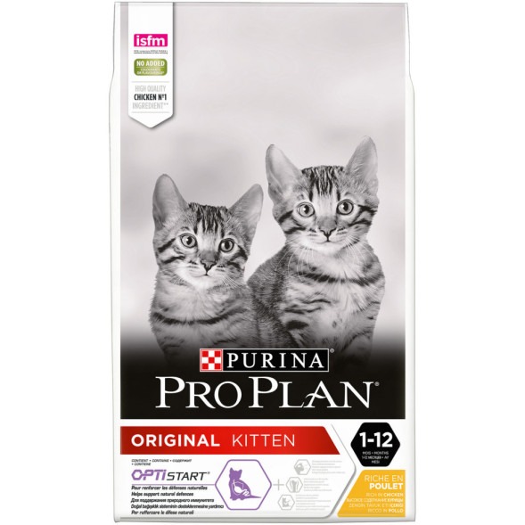 Pro Plan Original сухой корм для котят с курицей - 10 кг