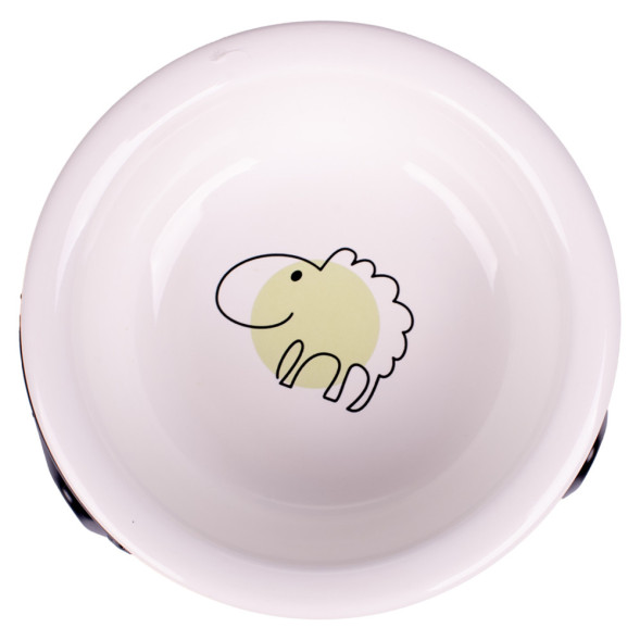 Mr.Kranch миска на подставке Овечка, 370 мл, белая