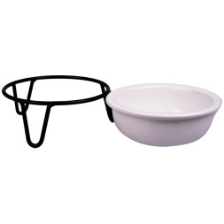 Mr.Kranch миска на подставке Овечка, 370 мл, белая