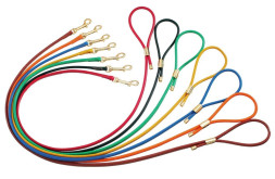 Camon поводок для собак кожаный коричневый, 110 см