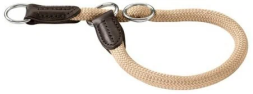 Hunter Freestyle 30/8 ошейник-удавка для собак, нейлоновая стропа, бежевый
