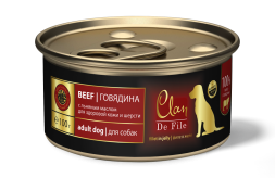 Консервы Clan De File для собак с говядиной - 100 г