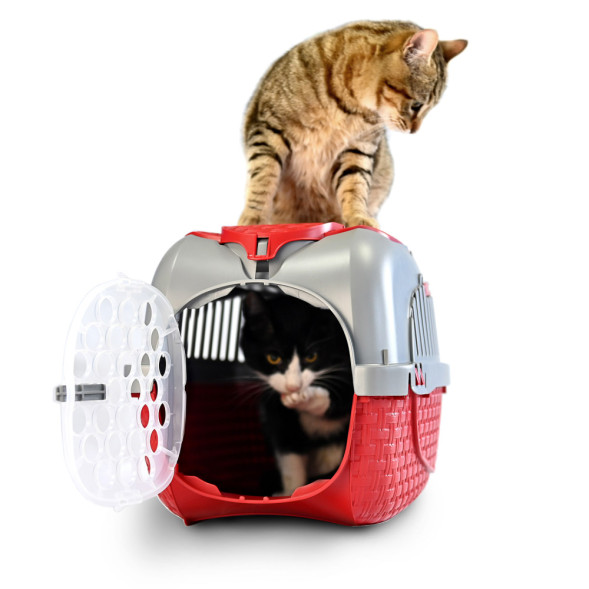 BAMA PET KENNEL TOUR переноска, 52х33х34 см, до 7 кг, красная