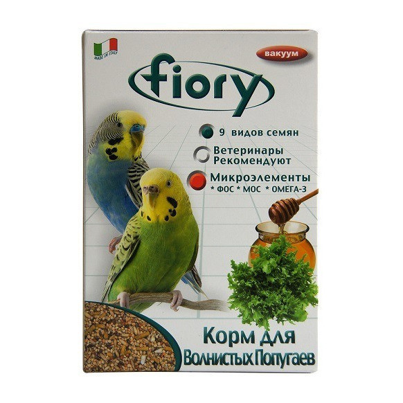 Fiory корм для волнистых попугаев Pappagallini - 1 кг