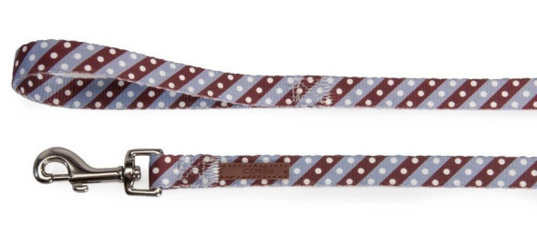 Camon поводок для собак Twill Dot Purple, 1,5x120 см