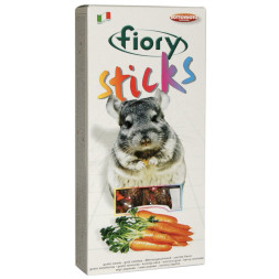 Fiory палочки для шиншилл Sticks с морковью 2х40 г