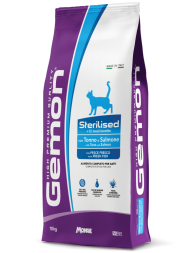 Gemon Cat Adult сухой корм для взрослых стерилизованных кошек с тунцом и лососем - 10 кг