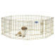 MidWest вольер 8 панелей с дверью позолоченный цинк 61х61h см