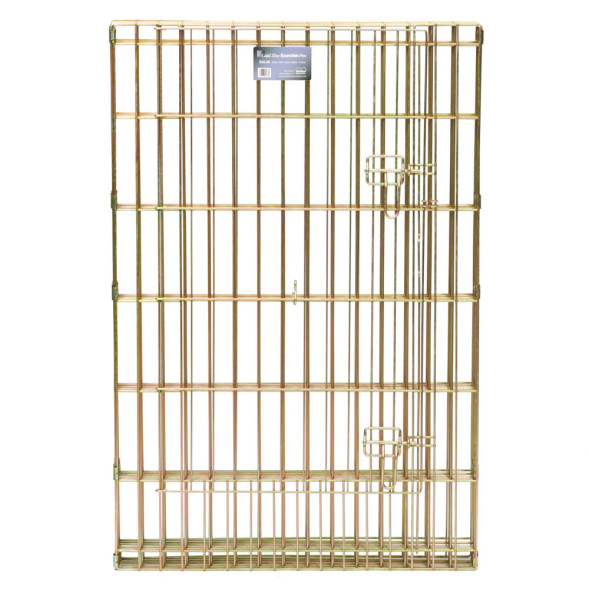 MidWest вольер 8 панелей с дверью позолоченный цинк 61х61h см