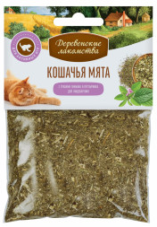 Деревенские лакомства кошачья мята с тимьяном и пустырником - 15 г
