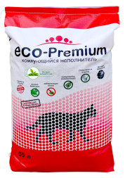 ECO Premium Зеленый чай наполнитель древесный 20,2 кг / 55 л