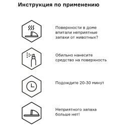 Helmetex Pets нейтрализатор запаха домашних животных с ароматом лимона и лаванды - 100 мл