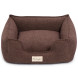 Pet Comfort Alpha Mirandus 19 лежанка для кошек и собак мелких пород, размер S (50х60 см), коричневый