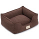 Pet Comfort Alpha Mirandus 19 лежанка для кошек и собак мелких пород, размер S (50х60 см), коричневый