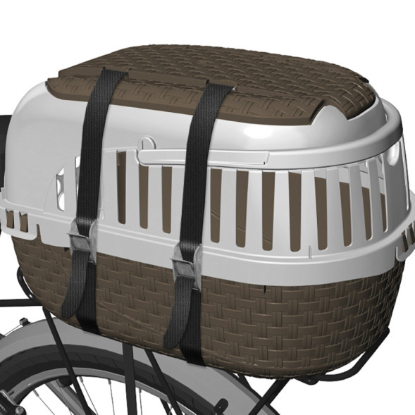 BAMA PET KENNEL TOUR переноска, 52х33х34 см, до 7 кг, коричневая