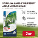Farmina N&amp;amp;D Dog Spirulina Lamb &amp;amp; Wolfberry Adult Medium&amp;amp;Maxi сухой корм для взрослых собак средних и крупных пород, с ягненком и ягодами годжи - 2 кг