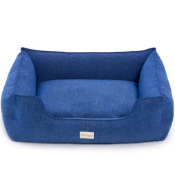 Pet Comfort Alpha Mirandus 33 лежанка для собак крупных пород, размер L (85х105 см), синий