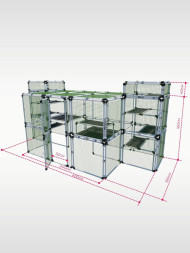 Вольер OctCat для кошек и маленьких собак Замок