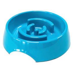 SuperDesign миска меламиновая для медленного поедания, 550 мл, синяя