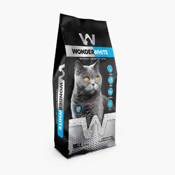 Wonder White Carbon Effect наполнитель комкующийся c активированным углем без ароматизатора - 15,3 кг