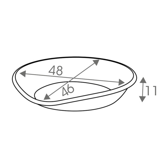 BAMA PET PASHA лежанка с подушкой, 48х46х11 см, коричневый