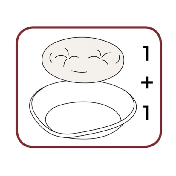 BAMA PET PASHA лежанка с подушкой, 48х46х11 см, коричневый