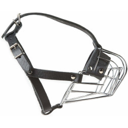 Julius-K9 намордник для собак c укороченной мордой Middle, 33,5х7,5х9 см, металл