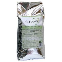 Сухой корм Frais Baby Dog Lamb для щенков всех пород с нормальным уровнем физической активности с мясом ягненка - 15 кг