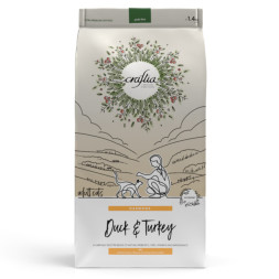 Craftia Harmona сухой корм для стерилизованных кошек с уткой и индейкой - 1,4 кг