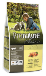 Pronature Holistic сухой корм для котят с курицей и сладким картофелем - 2,72 кг