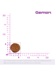 Gemon Cat Sterilised сухой корм для стерилизованных кошек с индейкой 1,5 кг