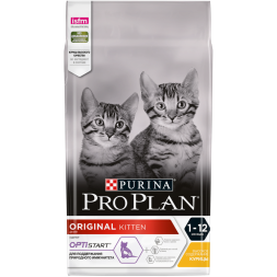 Purina Pro Plan сухой корм для котят от 1 до 12 месяцев с курицей - 1,5 кг