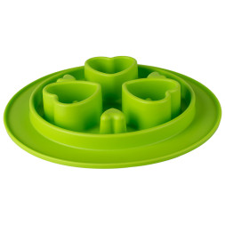 SuperDesign миска силиконовая для медленного поедания, 350 мл, салатовая